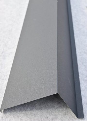 ZENSTEEL Oromszegély, Matt antracit szürke RAL7016, Hossz: 2000mm