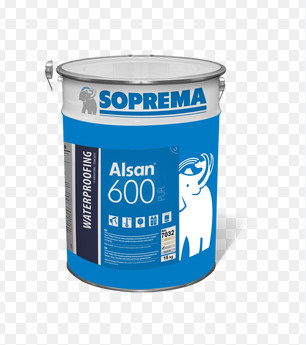 Soprema ALSAN 600 5 kg, RAL7032 kavicsszürke